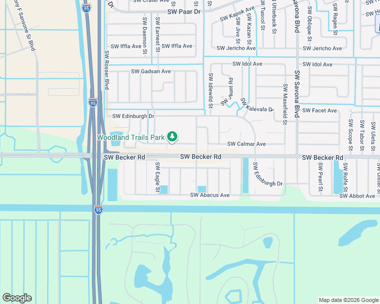 map of restaurants, bars, coffee shops, grocery stores, and more near 1411 Southwest Becker Road in Port St. Lucie
