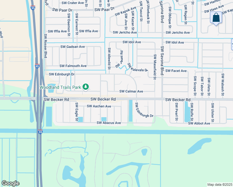 map of restaurants, bars, coffee shops, grocery stores, and more near 1333 Southwest Becker Road in Port St. Lucie
