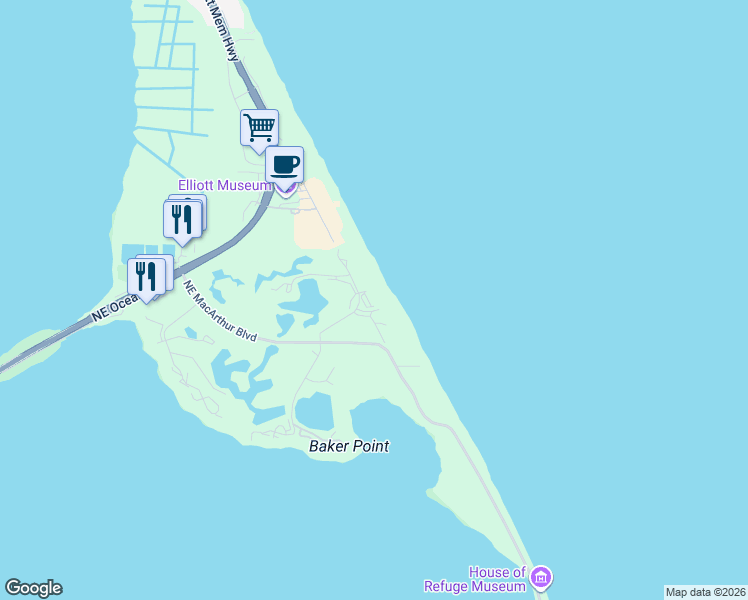 map of restaurants, bars, coffee shops, grocery stores, and more near 579 Northeast Plantation Road in Stuart