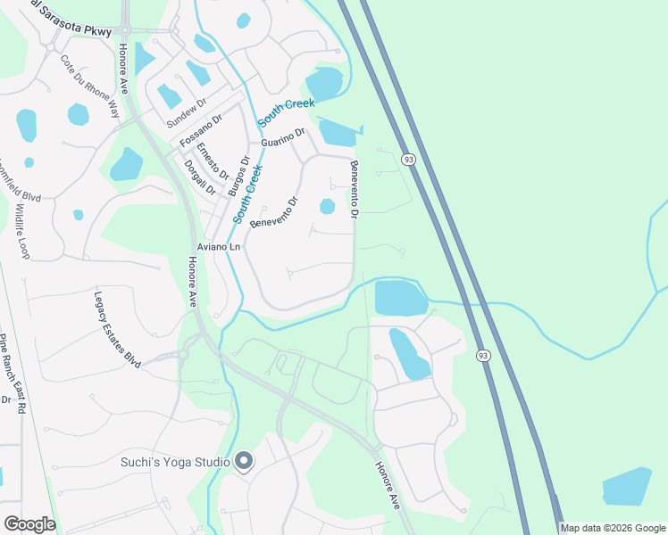map of restaurants, bars, coffee shops, grocery stores, and more near 5953 Mariposa Lane in Sarasota
