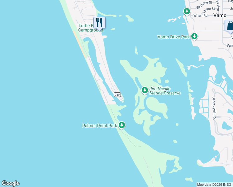map of restaurants, bars, coffee shops, grocery stores, and more near 9393 Midnight Pass Road in Sarasota