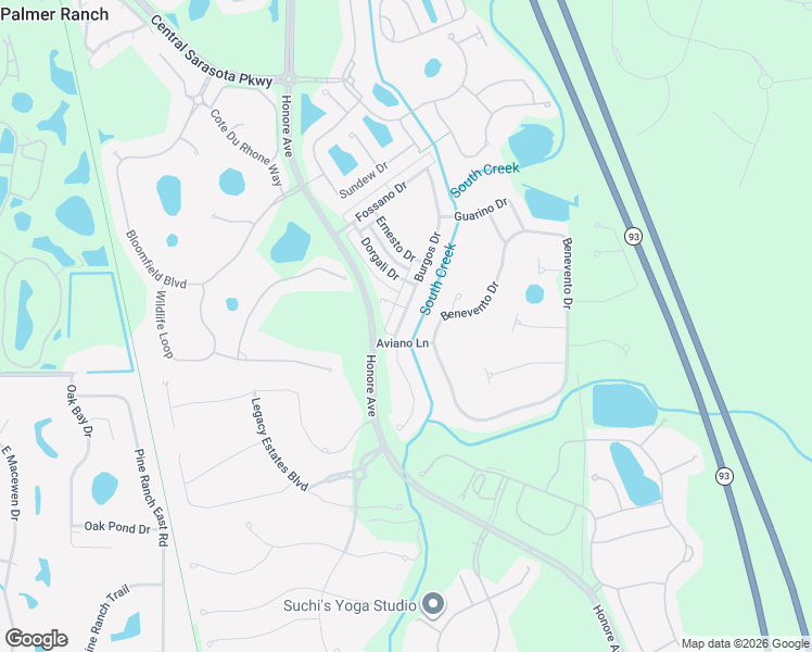 map of restaurants, bars, coffee shops, grocery stores, and more near 1837 Burgos Drive in Sarasota