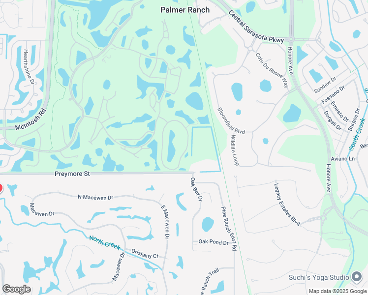 map of restaurants, bars, coffee shops, grocery stores, and more near 9482 Forest Hills Circle in Sarasota