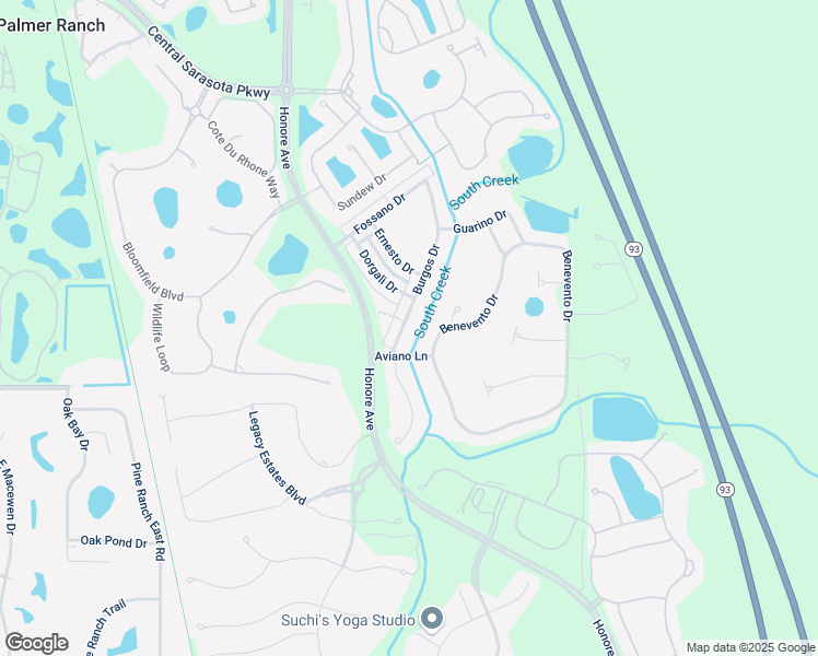 map of restaurants, bars, coffee shops, grocery stores, and more near 1842 Burgos Drive in Sarasota