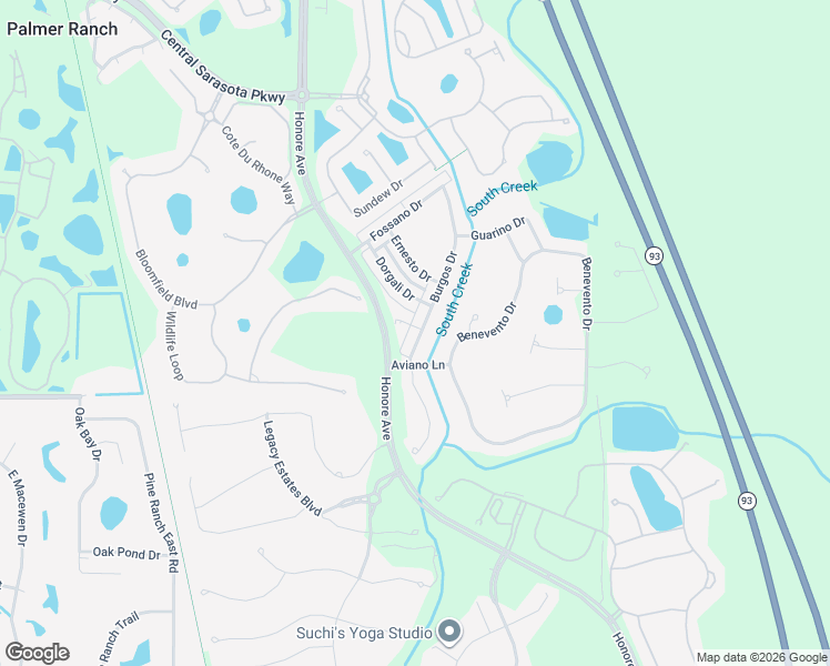 map of restaurants, bars, coffee shops, grocery stores, and more near 1806 Burgos Drive in Sarasota