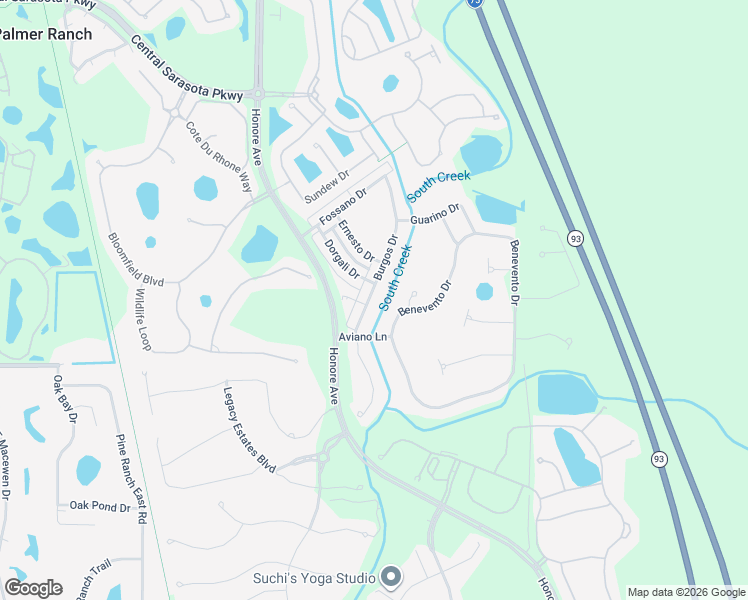 map of restaurants, bars, coffee shops, grocery stores, and more near 1731 Burgos Drive in Sarasota