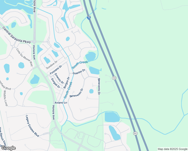 map of restaurants, bars, coffee shops, grocery stores, and more near 6071 Benevento Drive in Sarasota