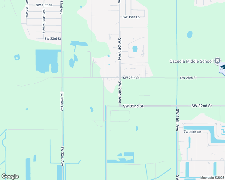 map of restaurants, bars, coffee shops, grocery stores, and more near 2901 Southwest 24th Avenue in Okeechobee