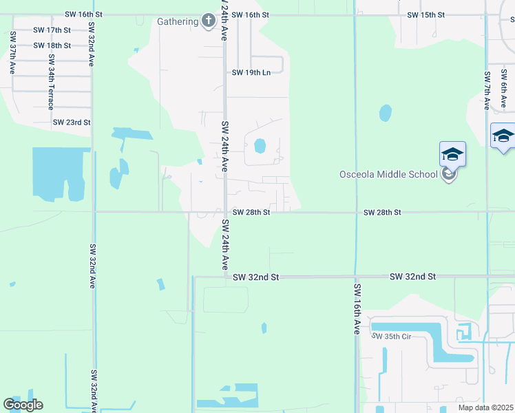 map of restaurants, bars, coffee shops, grocery stores, and more near 2355 Southwest 28th Street in Okeechobee