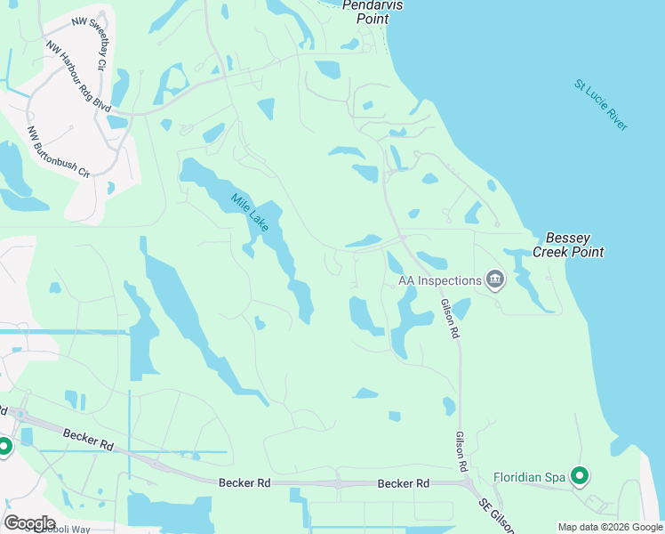 map of restaurants, bars, coffee shops, grocery stores, and more near 13468 Harbour Ridge Boulevard in Palm City