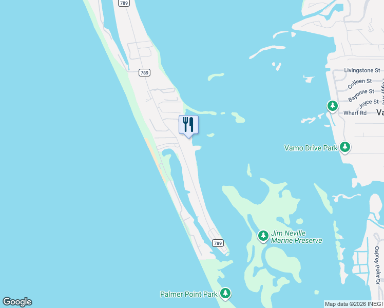 map of restaurants, bars, coffee shops, grocery stores, and more near 8911 Midnight Pass Road in Sarasota