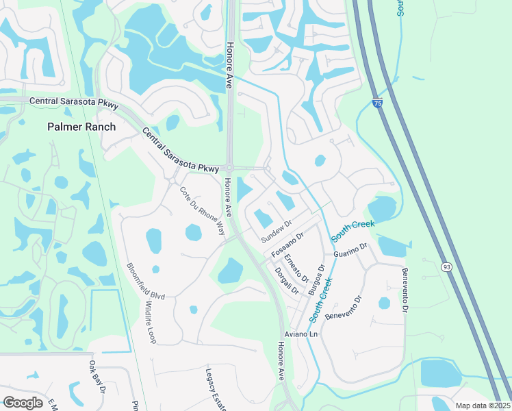 map of restaurants, bars, coffee shops, grocery stores, and more near 5353 Sundew Drive in Sarasota