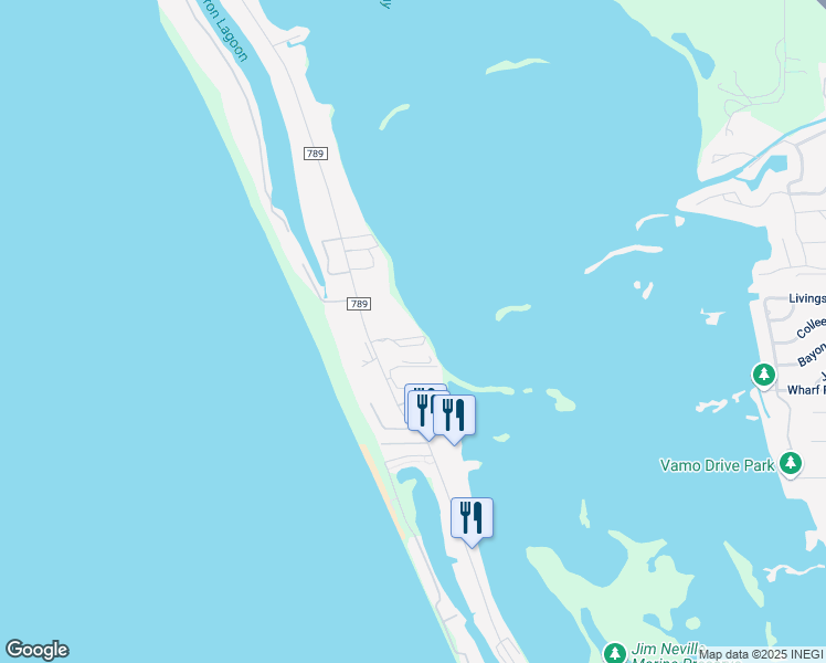 map of restaurants, bars, coffee shops, grocery stores, and more near 8735 Midnight Pass Road in Sarasota