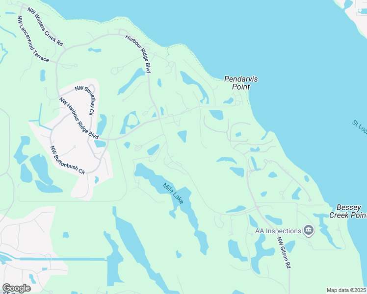 map of restaurants, bars, coffee shops, grocery stores, and more near 13271 Harbour Ridge Boulevard in Palm City