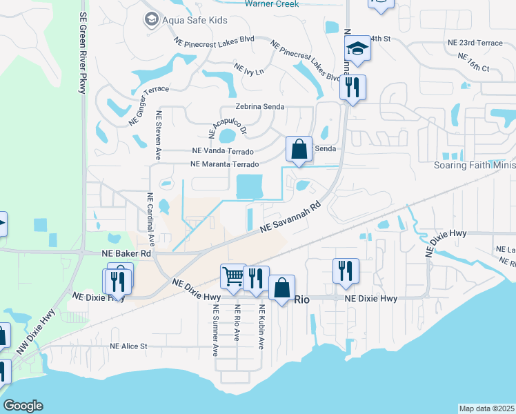 884 Northeast Pop Tilton Place, Jensen Beach FL Walk Score