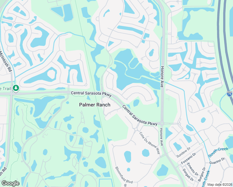 map of restaurants, bars, coffee shops, grocery stores, and more near 8606 Great Meadow Drive in Sarasota