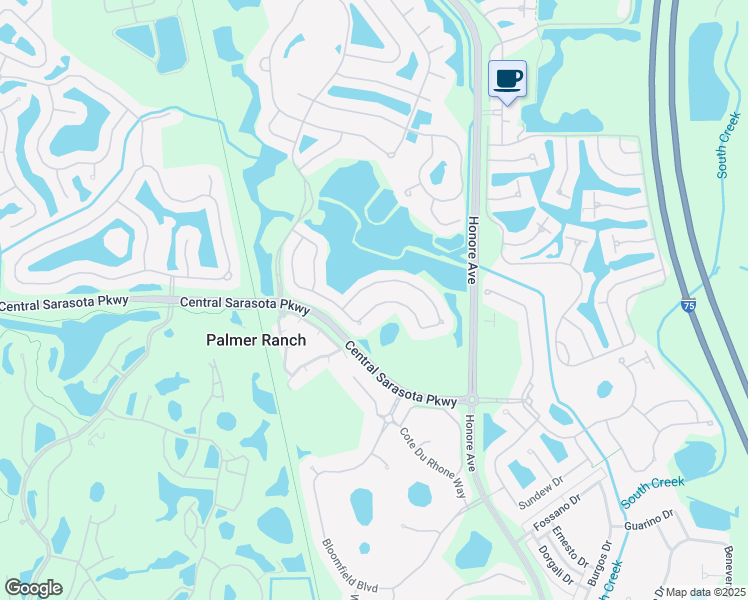 map of restaurants, bars, coffee shops, grocery stores, and more near 5274 Far Oak Circle in Sarasota