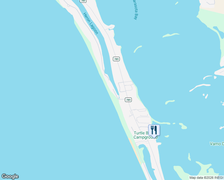 map of restaurants, bars, coffee shops, grocery stores, and more near 8550 Sanderling Road in Sarasota