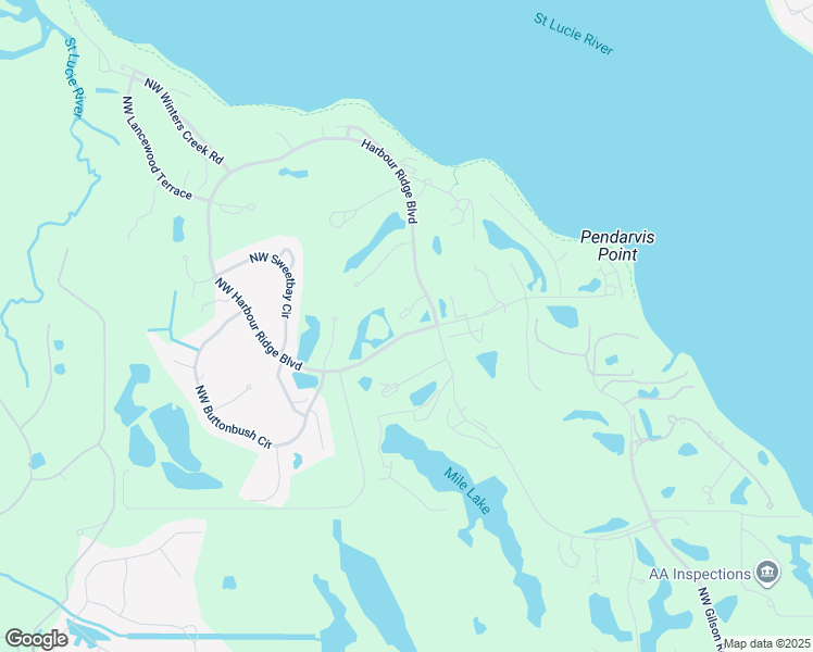 map of restaurants, bars, coffee shops, grocery stores, and more near 13015 Harbour Ridge Boulevard in Palm City
