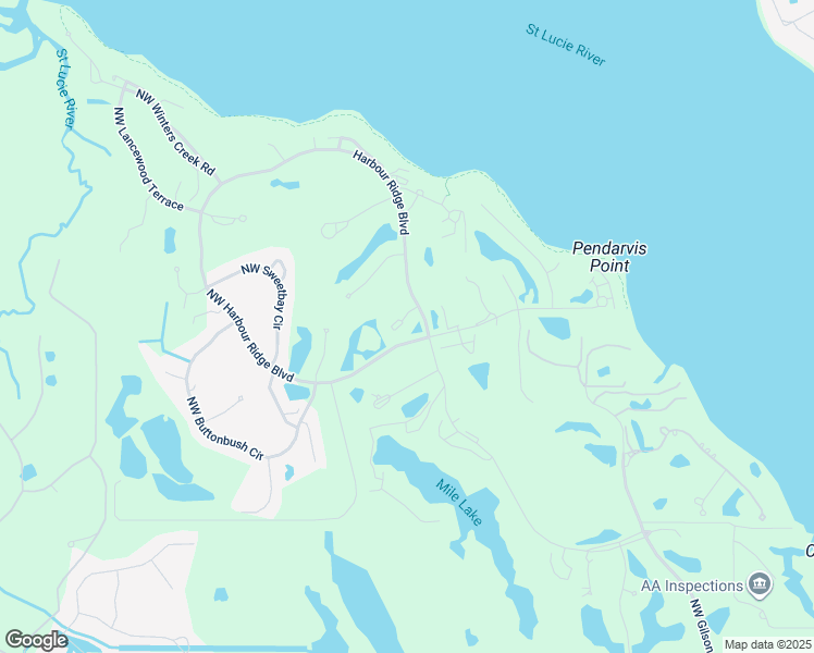 map of restaurants, bars, coffee shops, grocery stores, and more near 13017 Harbour Ridge Boulevard in Palm City