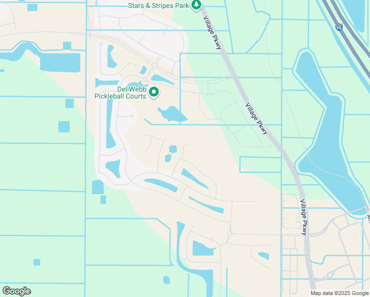 map of restaurants, bars, coffee shops, grocery stores, and more near Village Parkway Drive in Port St. Lucie