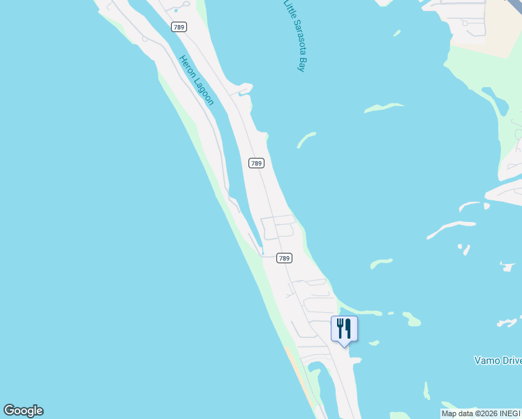 map of restaurants, bars, coffee shops, grocery stores, and more near 8436 Midnight Pass Road in Sarasota