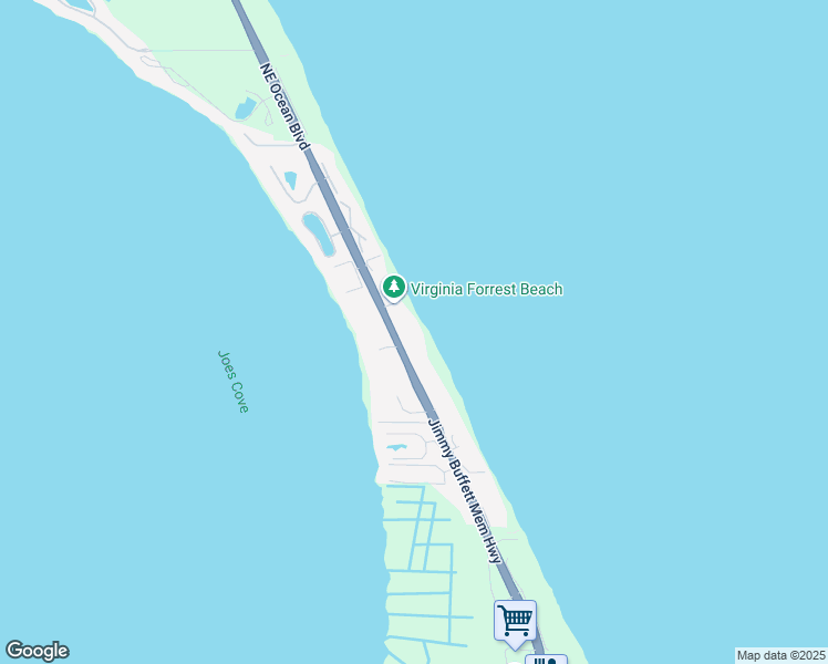 map of restaurants, bars, coffee shops, grocery stores, and more near 1871 Northeast Ocean Boulevard in Stuart