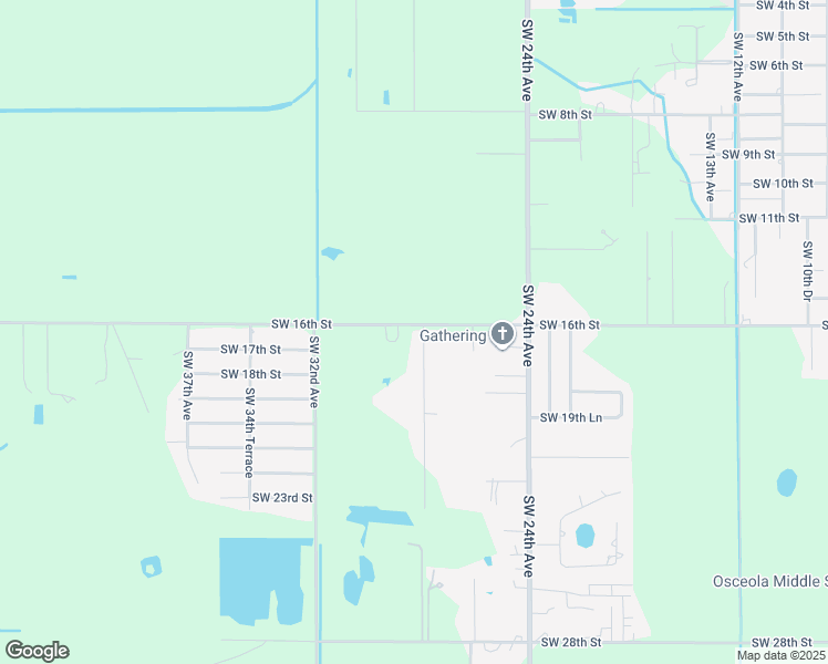 map of restaurants, bars, coffee shops, grocery stores, and more near 2850 Southwest 16th Street in Okeechobee