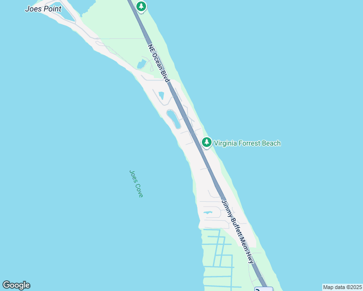 map of restaurants, bars, coffee shops, grocery stores, and more near 2020 Northeast Ocean Boulevard in Stuart