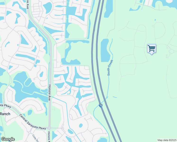 map of restaurants, bars, coffee shops, grocery stores, and more near 5803 Ithaca Way in Sarasota