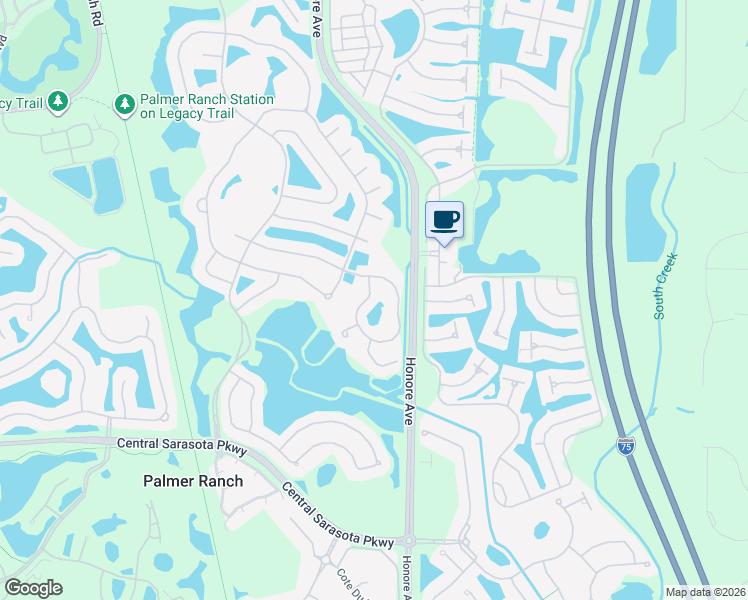 map of restaurants, bars, coffee shops, grocery stores, and more near 5131 Hanging Moss Lane in Sarasota