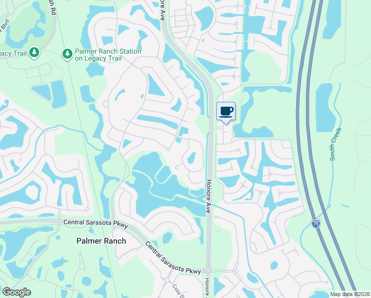 map of restaurants, bars, coffee shops, grocery stores, and more near 5131 Hanging Moss Lane in Sarasota