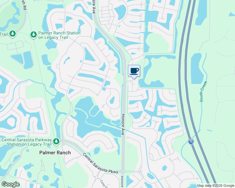 map of restaurants, bars, coffee shops, grocery stores, and more near 5030 Hanging Moss Lane in Sarasota