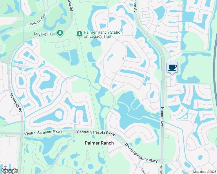 map of restaurants, bars, coffee shops, grocery stores, and more near 4782 Watermark Lane in Sarasota