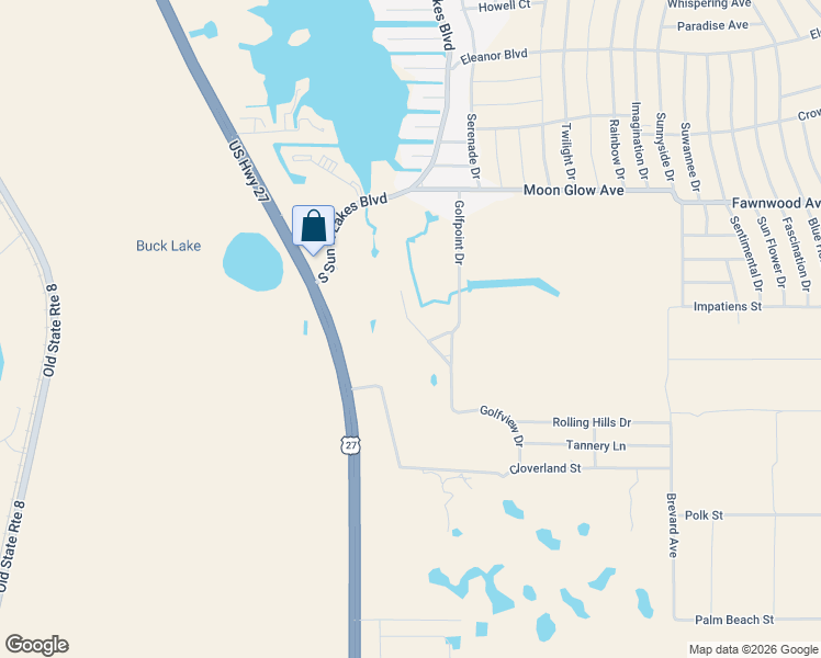 map of restaurants, bars, coffee shops, grocery stores, and more near 133 Fairway Drive in Lake Placid