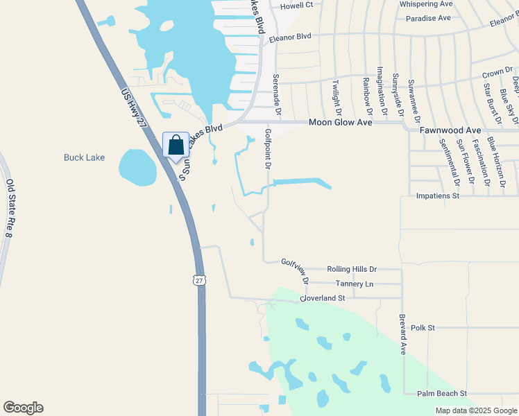 map of restaurants, bars, coffee shops, grocery stores, and more near 156 Fairway Drive in Lake Placid