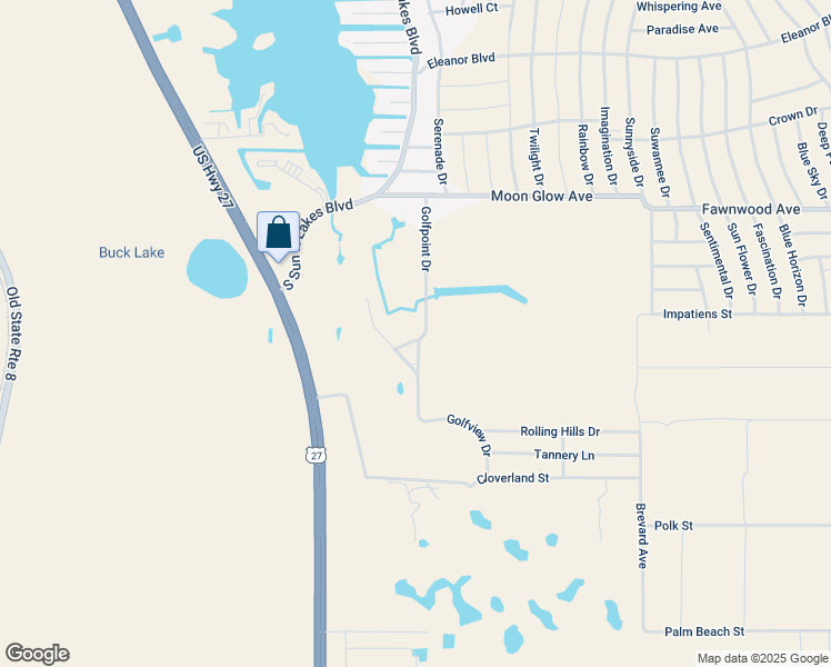 map of restaurants, bars, coffee shops, grocery stores, and more near 156 Fairway Drive in Lake Placid