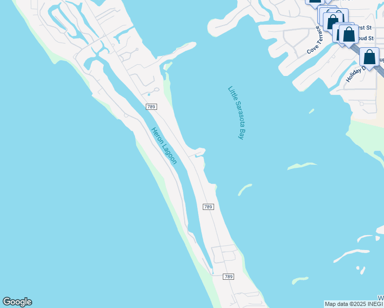 map of restaurants, bars, coffee shops, grocery stores, and more near 8115 Midnight Pass Road in Sarasota