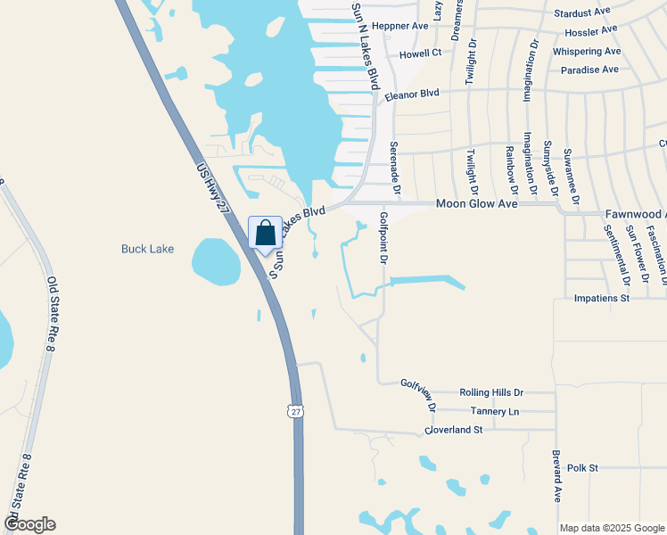 map of restaurants, bars, coffee shops, grocery stores, and more near 98 Fairway Drive in Lake Placid