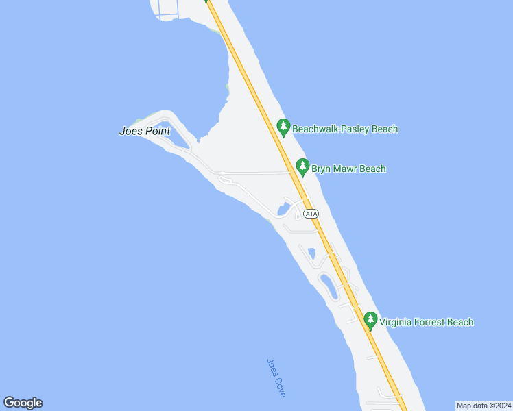 map of restaurants, bars, coffee shops, grocery stores, and more near 4680 Northeast Sandpebble Trce in Stuart