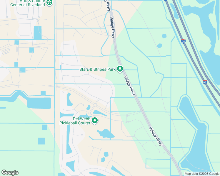 map of restaurants, bars, coffee shops, grocery stores, and more near 13381 Southwest Gingerline Drive in Port St. Lucie