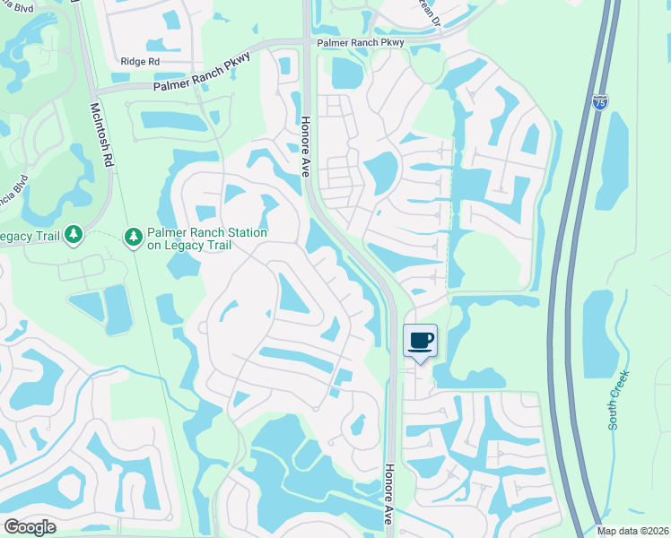 map of restaurants, bars, coffee shops, grocery stores, and more near 5127 Glade Fern Court in Sarasota