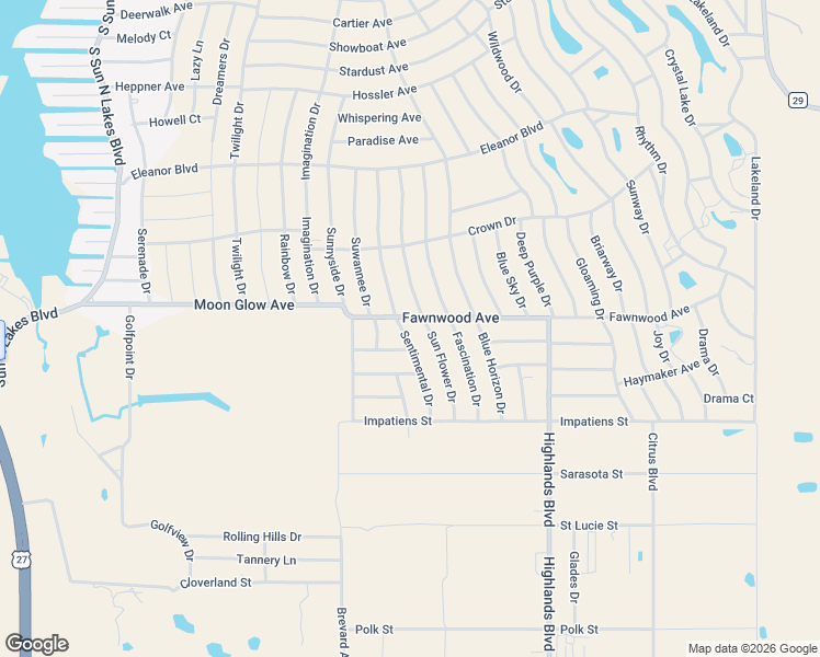 map of restaurants, bars, coffee shops, grocery stores, and more near 129 Sentimental Drive in Lake Placid