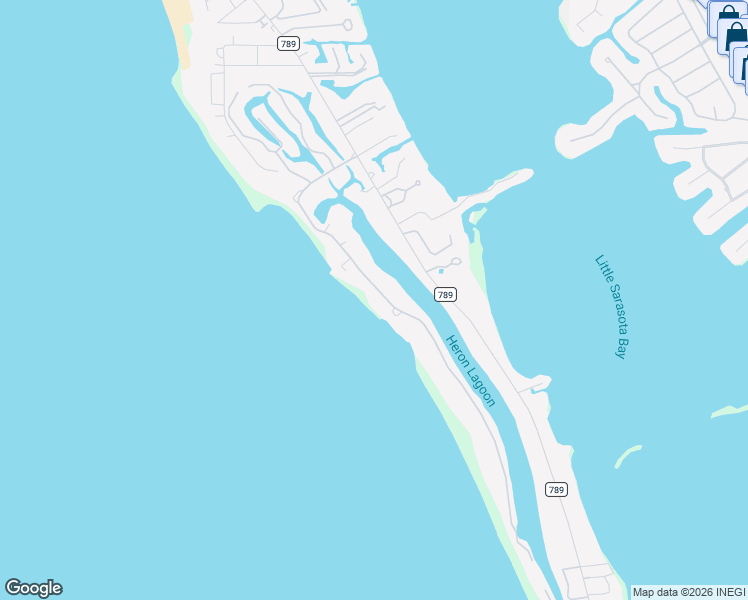 map of restaurants, bars, coffee shops, grocery stores, and more near 7816 Sanderling Road in Sarasota