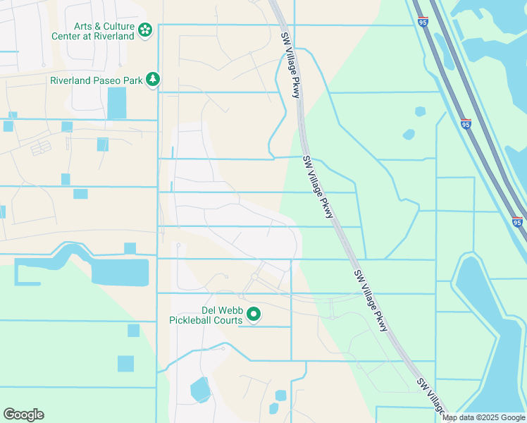 map of restaurants, bars, coffee shops, grocery stores, and more near 12549 Southwest Key Deer Lane in Port St. Lucie