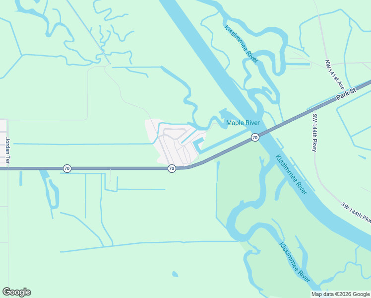 map of restaurants, bars, coffee shops, grocery stores, and more near Shellcracker Loop in Okeechobee