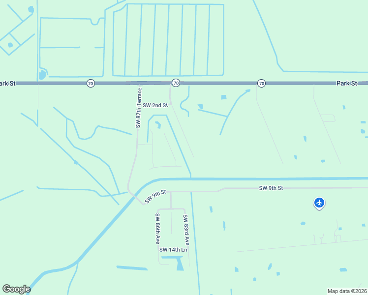 map of restaurants, bars, coffee shops, grocery stores, and more near 562 Southwest 86th Terrace in Okeechobee