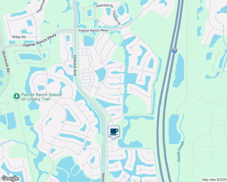 map of restaurants, bars, coffee shops, grocery stores, and more near 5551 Lucia Place in Sarasota