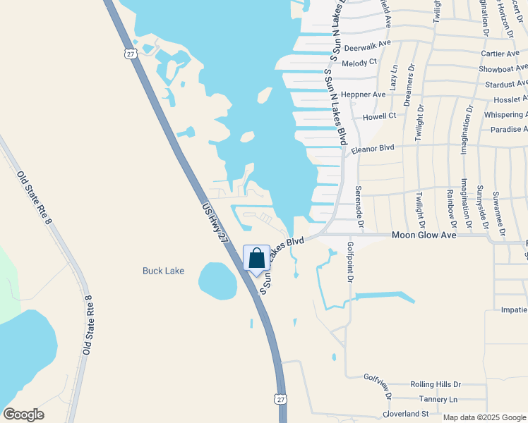 map of restaurants, bars, coffee shops, grocery stores, and more near 118 Country Club Drive in Lake Placid