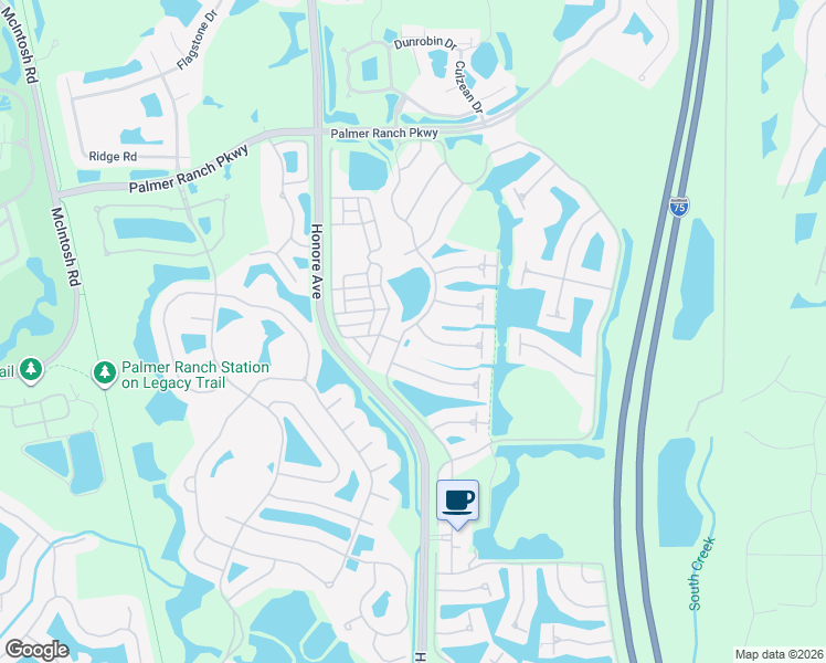 map of restaurants, bars, coffee shops, grocery stores, and more near 5502 Modena Place in Sarasota